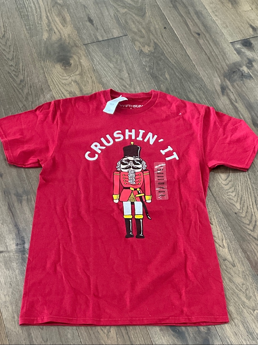 Fifth Sun Bright Red Logo Tee